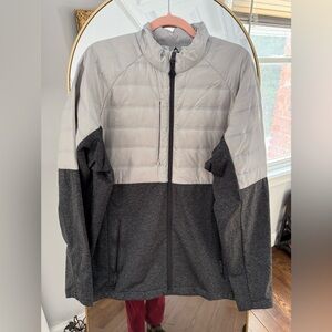 Gray  Lightweight Dick Down Puffer Jacket sz Large